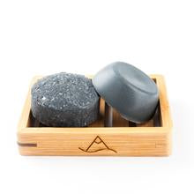 The High End Hippie Bamboo Dish for storing and caring for the shampoo and conditioner bars. 