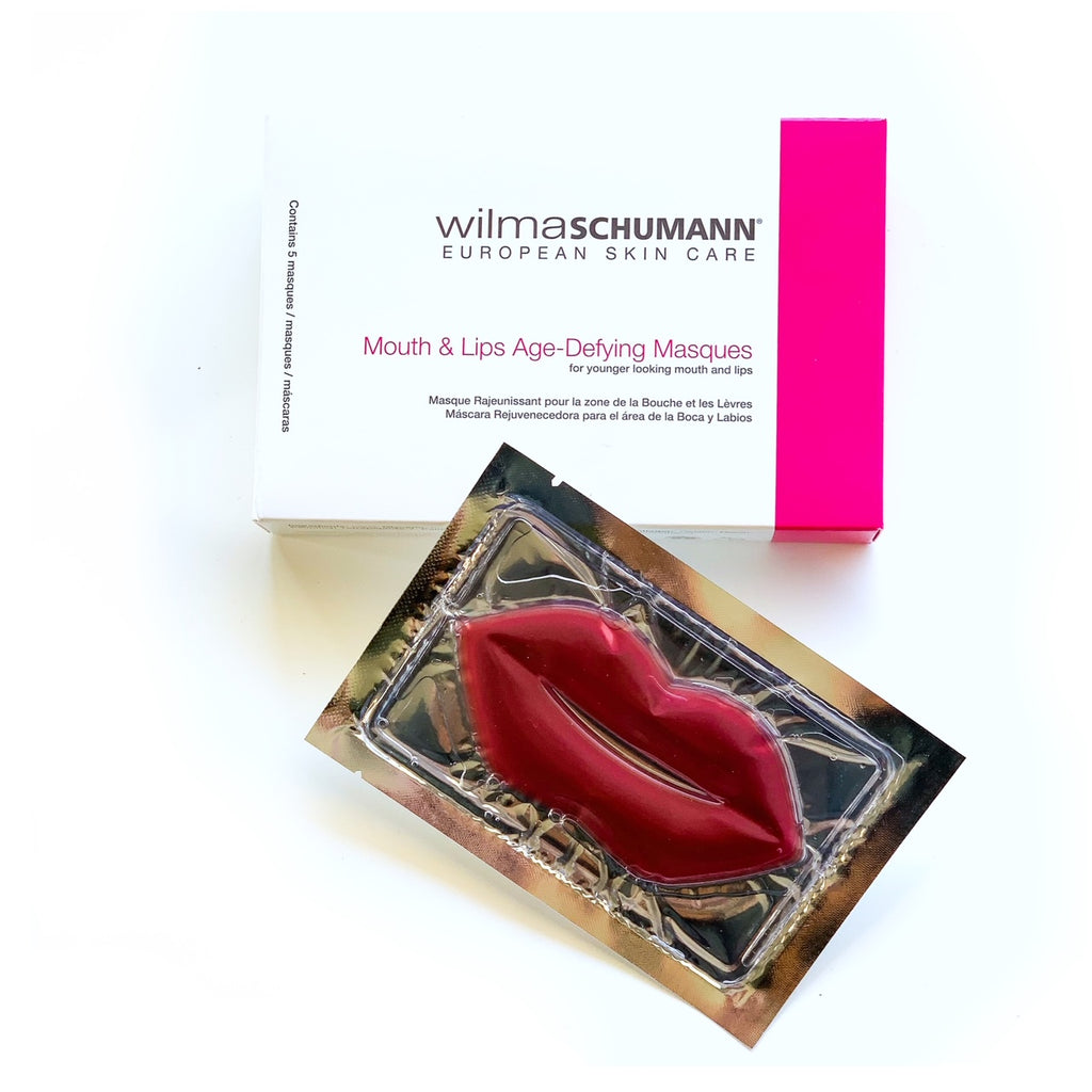 Shop Wilma Schumann Canada. These lip and mouth masks with give your lips a younger look. For all skin types. Revolutionary Gel masques for a more irresistible mouth! Contains Peptides, Hyaluronic Acid, Collagen and Glycerin that provide a powerful hydration boost, wrinkle reduction and anti-aging cosmetic effect. Ideal for firming the affected area caused by excessive dryness, thin skin or years of smoking. Easy to use and non-irritating.