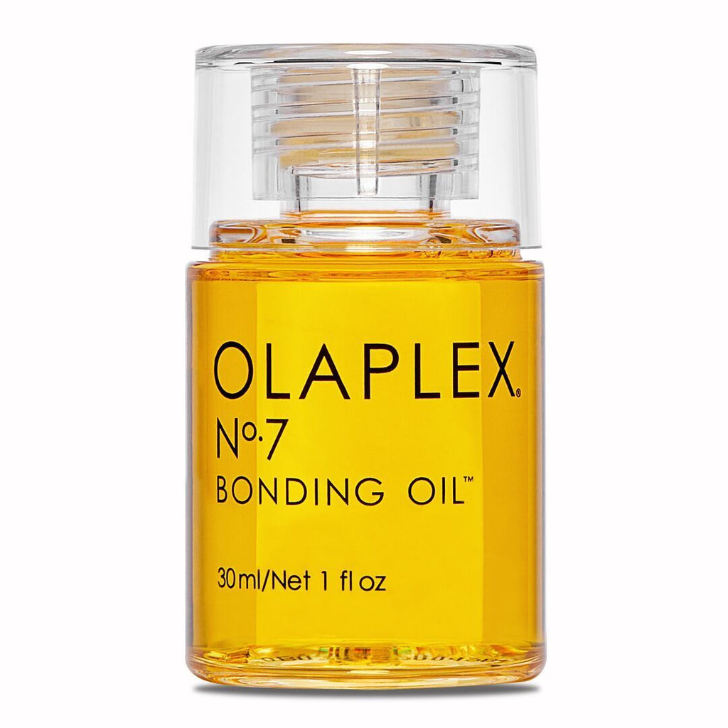Shop Olaplex No.7 Bonding Oil 1oz in Canada. Dramatically increases shine, softness, and color vibrancy for your hair. N°7 strengthens and repairs all hair types while minimizing flyaways and frizz. Provides UV/heat protection of up to 450°F/232°C. Just a few drops of this powerful serum/oil goes a brilliantly long way.