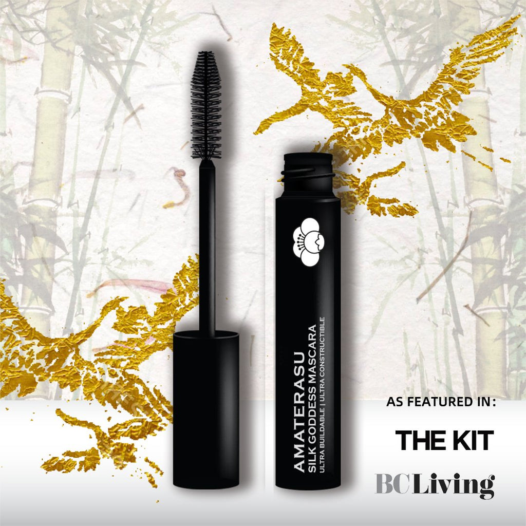 Amaterasu gives you the power to customize your lashes from a natural daytime look to a thick, sexy and sultry with our Silk Goddess Mascara. This mascara is destined to become your next beauty essential. The Silk Goddess Mascara is a remarkable formula created with cutting edge technology to instantly deliver thicker, fuller and softer lashes with up to 6 times your natural volume and length. It is smudge-proof, waterproof and paraben free.