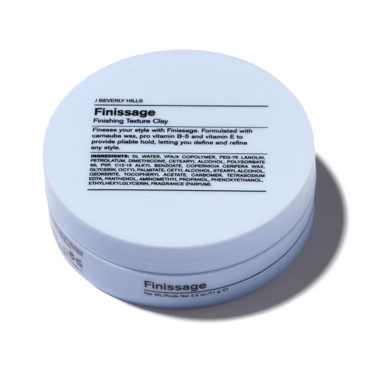 J Beverly Hills Finissage Texturizing Paste. Formulated with carnauba wax, pro vitamin B-5