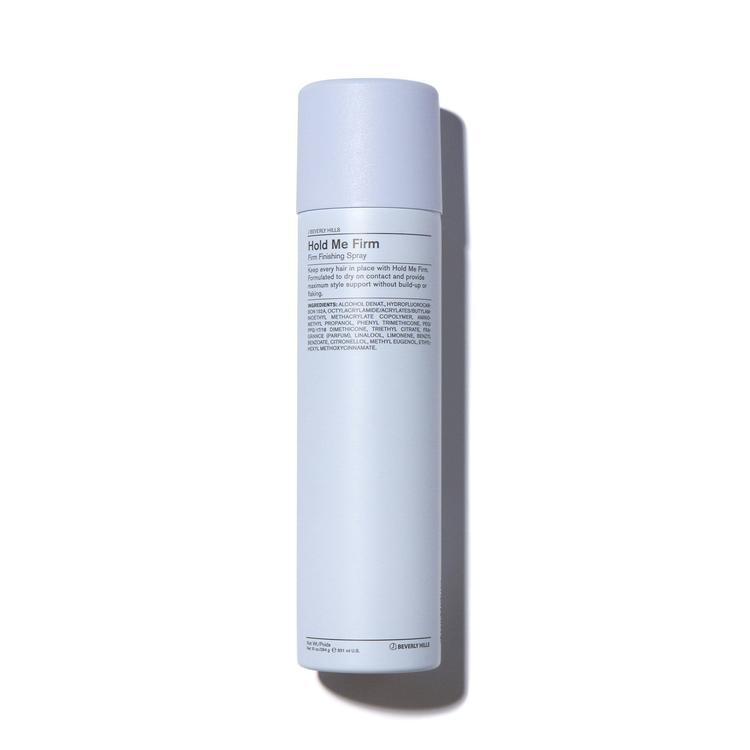 J Beverly Hills Hold Me Firm is a strong hold hairspray that has a natural flexibility and feel. 